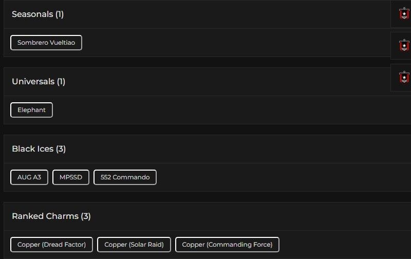 Level 77 | Ranked Ready | 3 Black Ice | 1 Universal | 1 Pro League | #2780
