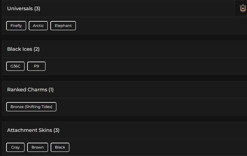Level 126 | Ranked Ready | 2 Black Ice | 3 Universal | 2 Elite | #9573 Level 126 | Ranked Ready | 2 Black Ice | 3 Universal | 2 Elite | #9573