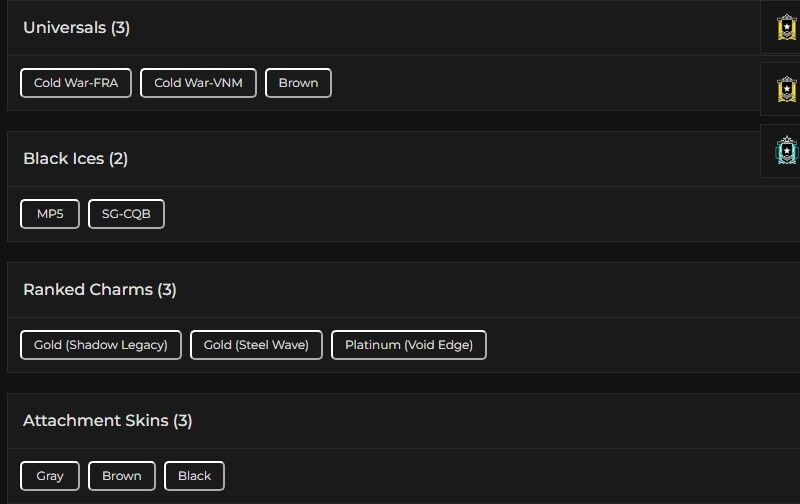 Level 91 | Platinum | 2 Black Ice | 3 Universal | #9303