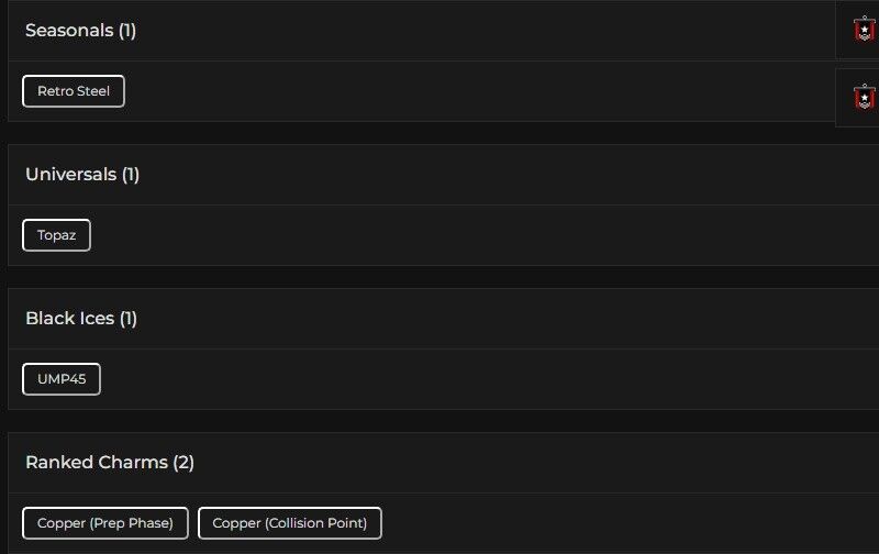 Level 71 | Ranked Ready | 1 Black Ice | 1 Universal | #6227