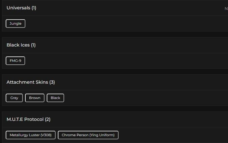 Level 78 | Ranked Ready | 1 Black Ice | 1 Universal | #5698