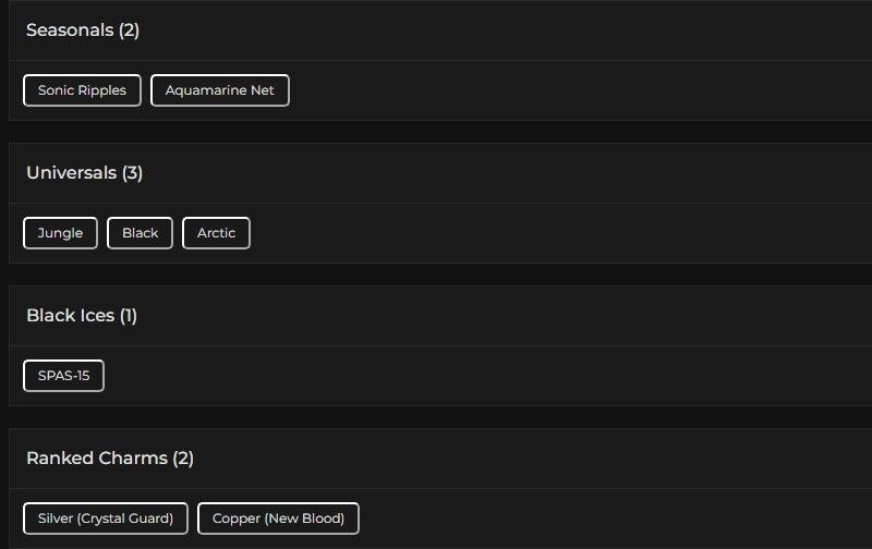 Level 111 | Silver | 1 Black Ice | 3 Universal | #2642