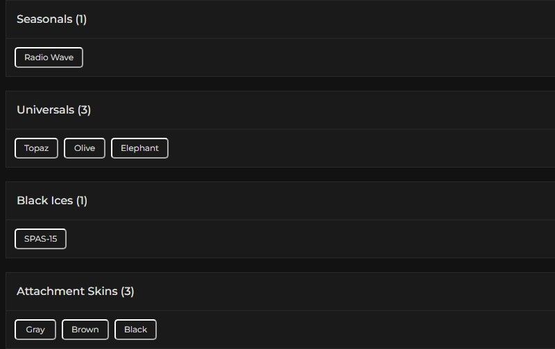 Level 84 | Ranked Ready | 1 Black Ice | 3 Universal | #7832