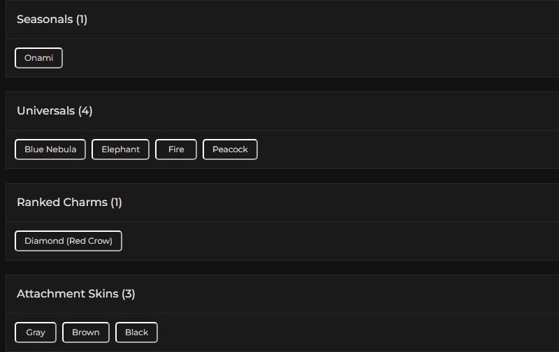 Level 74 | Diamond | 4 Universal | 1 Elite | #7822