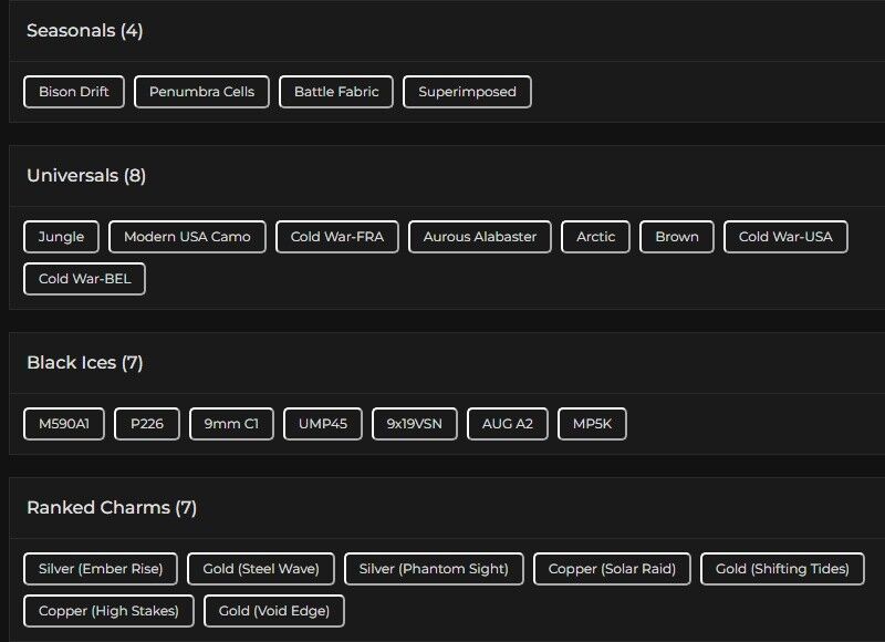 Level 150 | 3x Gold | 7 Black Ice | 8 Universal | 9 Elite | 9 Pro League | #7734