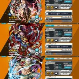 🔥3 EX 2*5🔥Shanks, Roger, Edward🔥Solo Fresh🔥 0