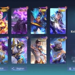 MB323|LV 98/HERO 120/SKIN 262/EMBLEM MAX/MAGICCORE 187/RENOWNED 2/CLAUDE PRIME/MOSKOV LUCKYBOX/2 ANNUAL/2 ZODIAC/17 EPIC /2 LIGHTBORN/2 SABER/3 VENOM/2 BLAZING/ 0
