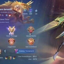 MB350|LV81/HERO 128 MAX/SKIN 229/EMBLEM MAX/MAGICCORE 105/RENOWNED 3/DIAMOND 400/KARINA KOF/BEATRIX PRIME/THAMUS KUNGFU/JOHNSON LUCKYBOX/2 ZODIAC/2 COVENANT/9 E 1