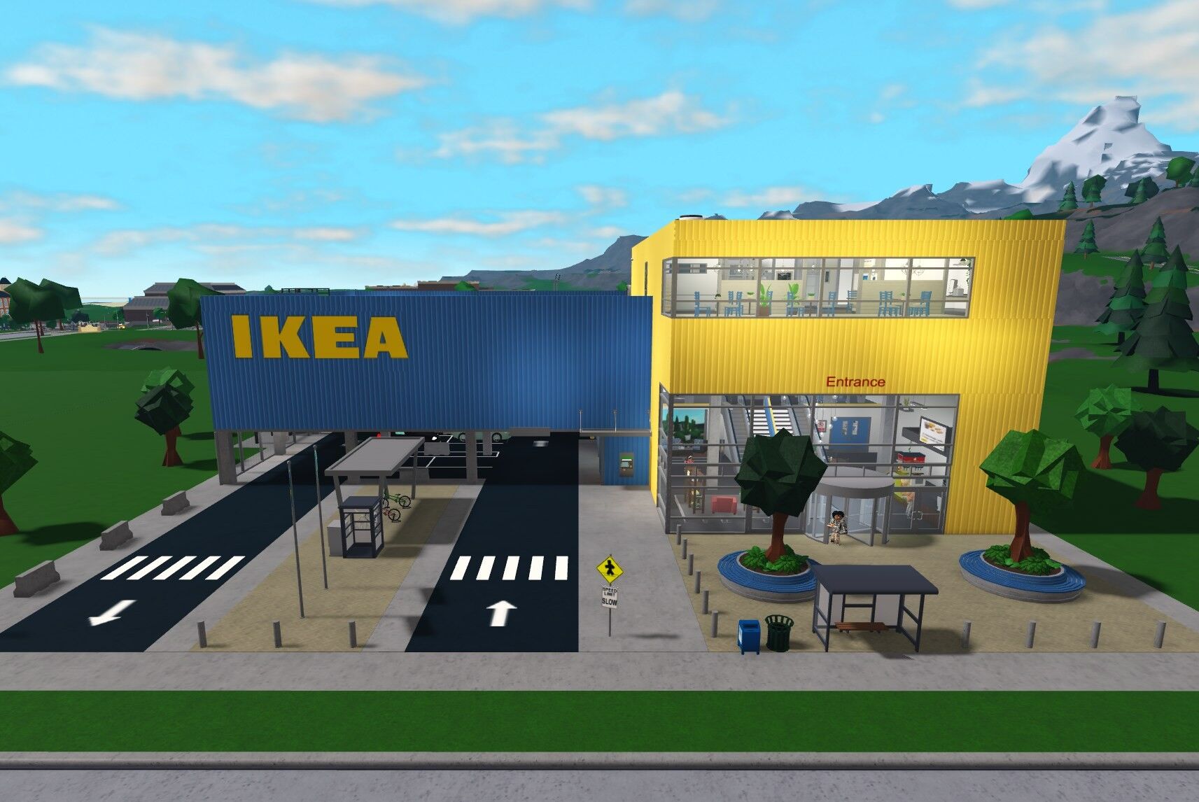 IKEA Furniture Store, a Welcome to Bloxburg businesses build