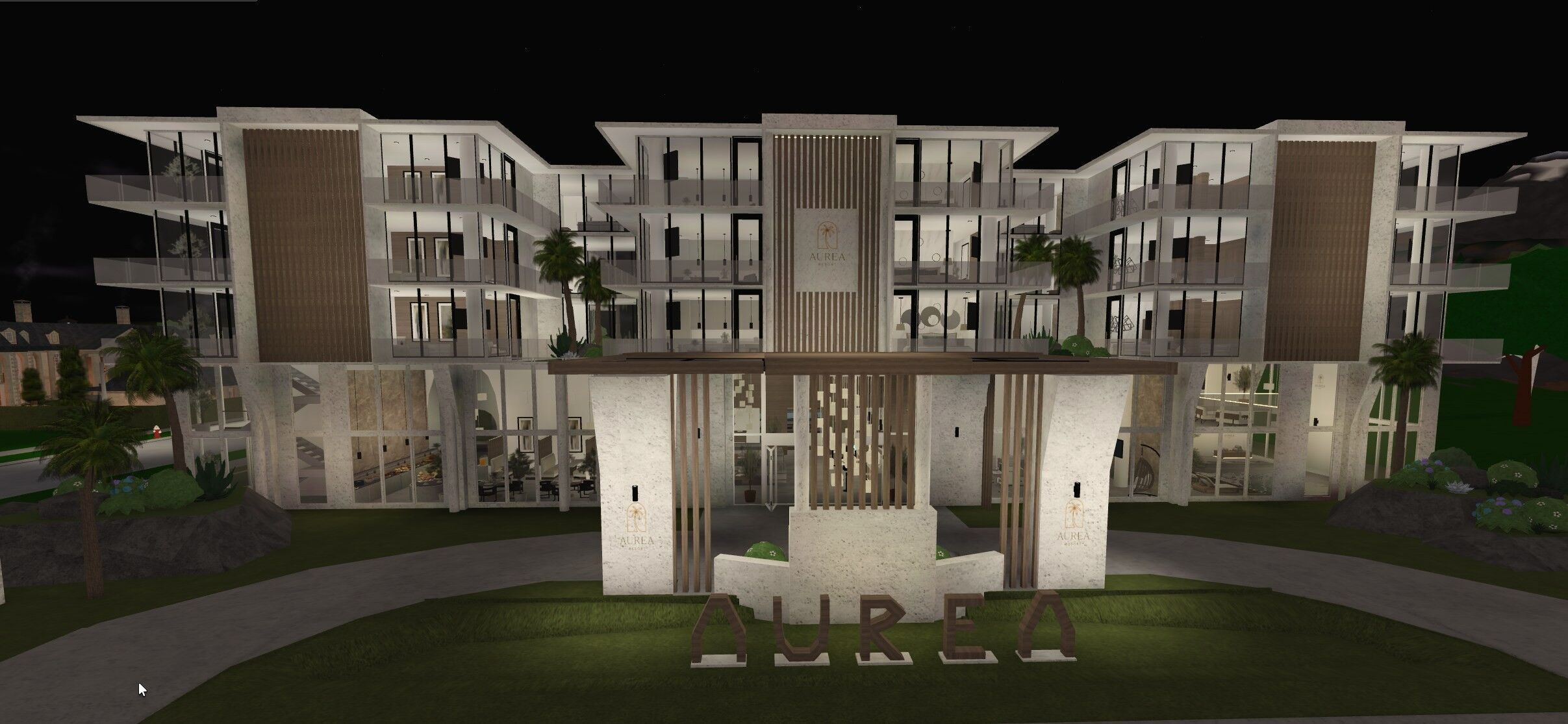 Aurea Hotel, a Welcome to Bloxburg resorts build