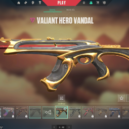 【NA-USA】SINGLE SKIN 🔥 VALIANT HERO VANDAL 🔥 BEST SKIN EVER ✅ UNVERIFIED ACCOUNT ✅ CHANGEABLE MAIL ⚡ INSTANT DELIVERY 💚 GET IT NOW! 💚 0