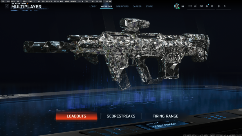 💎 BO7 💎12 ARCLIGHT 🔥55 LEVEL🔥12 Shattered Golds ⚡ Instant Delivery