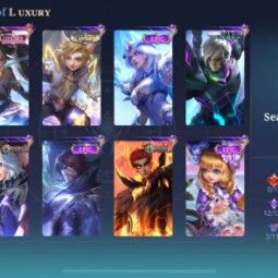 111skins🔥Guinevere Luckybox 🔥Fanny Valentine🔥Bruno Neymar Jr🔥Lancelot & Valir  Dragon Tamer 🔥1 venom🔥 1 Lightborn 🔥2 Saber squad🔥 1
