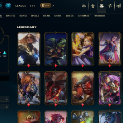 NA | 1537 Skins | 177 Champions | Prestige Mecha Kingdoms Garen | Prestige True Damage Qiyana | Prestige True Damage Qiyana (2022) | LLS024 thumbnail