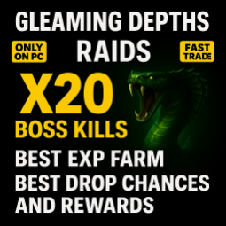 Gleaming Depths RAID x20 | Stage 5: Ultracite Terror | One run takes 1 min | Best EXP Farm 0