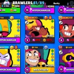 🚀【 Brawl Stars 】✔️33300+ Trophy  | 🎲81+ Brawler | ✔️130+ Skins | 💥 22 Max Power | 🔥 5+ Hyper | IOS and Android |⚡ Full Access  | ⚡ Instant Delivery  | 1