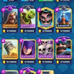 KT LVL-45[] 2 CARD ELITE[] 10 CARD LVL-14[] 12 TOWER SKIN[] 49 Emote 1