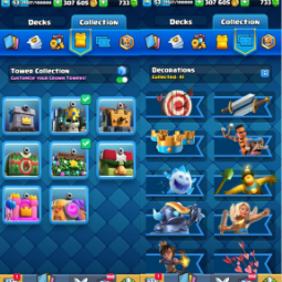 KT LVL-53 [] FULLY CHEAP[[ 4 CARD ELITE[] 10 CARD LVL-14[] 67 EMOTE[]8 TOWER SKIN 4