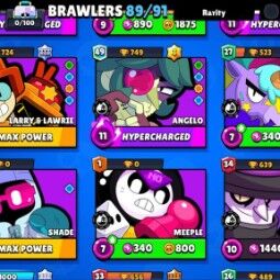 🚀【 Brawl Stars 】✔️55000 + Trophy  | 🎲89+ Brawler | ✔️196+ Skins | 💥 36 Max Power |  IOS and Android |⚡ Full Access  | ⚡ Instant Delivery | 1