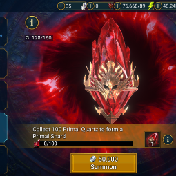 🔴entrante🔴 gharol (mítico) + Pheidi + krisk + Ugir + Altan + Brago + Serris + Skullcrusher + Fayne ⭐ 20 legendario ⭐ 59 epic ⭐ 76K Energía ⭐ 5.6K Gema ⭐ INSTANTÁNEA 1