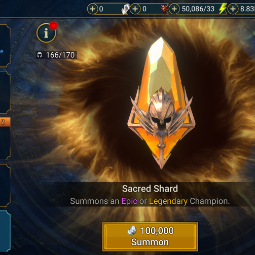 🔴Starter🔴 Alaz (Mythical) + Trunda + Teela + Nethril + Geomancer + Godseeker + Skullcrusher ⭐ 18 Legendary ⭐ 62 Epic ⭐ 50K Energy ⭐ 6.6K Gem ⭐ 3 Sacred 2