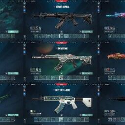 na | Pacote Campeões 2021 - 2022| Pacote Ruína-Saqueador| araxys- Saqueador- glitchpop- Sol- rgx vandal | Espectro zed -oni- Saqueador phantom | Mais skins e BPS 2