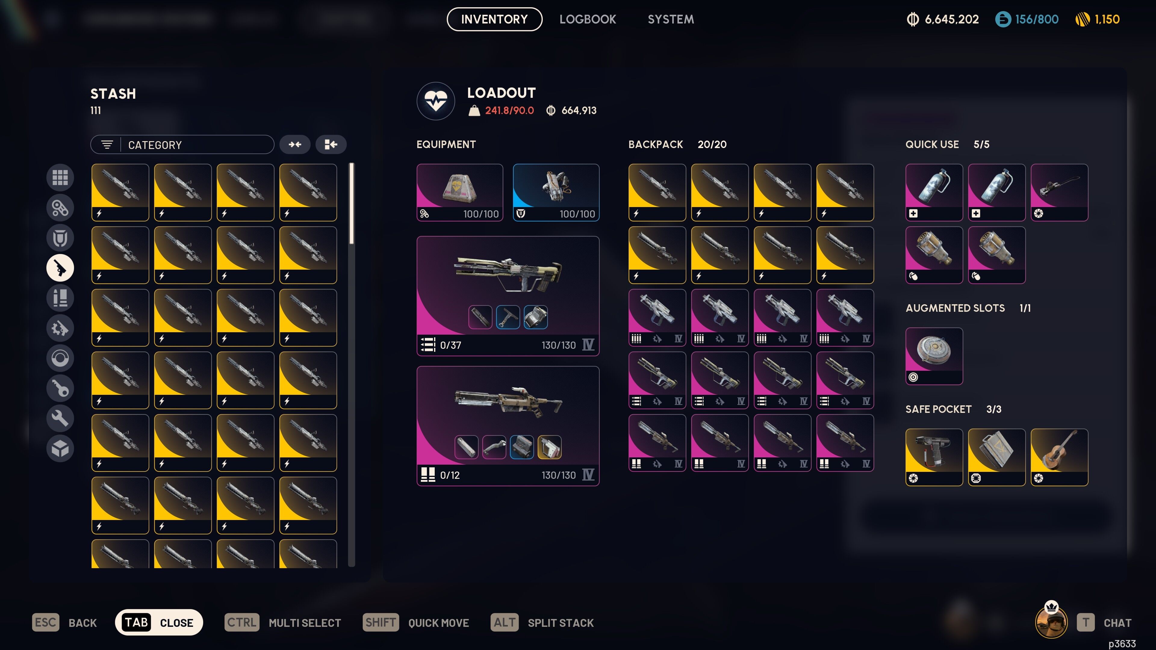 120 Gold/Red IV Guns | 74Blueprints | Level 75 | 6M Cash | Maxed Workshop & Scrappy | 1000 Seeds | 1150 Raider Tokens