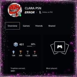 🏆 TROPHY LEVEL +401 PSN ACCOUNT ⚡Instant Delivery⚡ 0