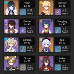 NA 🌸 | Trailblaze 58 | 25 char, 8 leg. | + 2 cones | + 1E | Blade E1, Dan Heng • Imbibitor Lunae, Bailu, Luocha, Clara, Gepard, Himeko etc 🌸🪷 #184 1