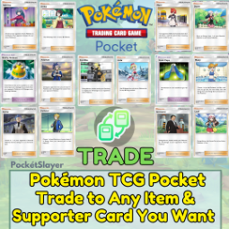 pokemon TCG Pocket Trading troca para qualquer Item e Carta de Treinador de Apoiador que você quiser 0