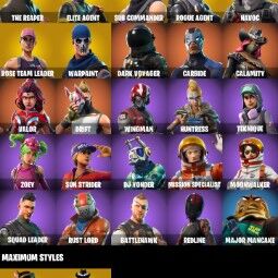 ⭐️全プラットフォーム⭐️25スキンOG ⭐️世界を救え ⭐️テイク・ザ・L、リーザ・リーパー、サブコマンダー、ハボック、エリート、ローグ・アジェント、ドリフト、カラミティ、勇気、ダークボイジャー、サンストライダー、メジャー 0