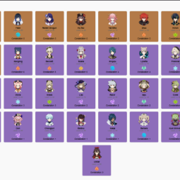 🔴【NA | AR 56】🔥12x 5 Star Characters🔥Traveler, Tighnari, Yelan, Raiden Shogun, Hu Tao, Yae Miko, Diluc, Kinich, Dehya, Keqing, Mona, Jean ✅ Random Weapons ✅ 0