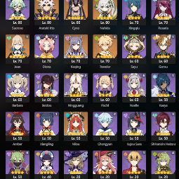 ⚡[Asia]⚡ AR 56 ⚡11x Five Star ⚡ 39 Chars ⚡Nahida | Zhongli | Yelan | Itto | Nilou ⚡ 0