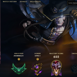 Personal Level 522 Account / Grandmaster Peak / 1790 Skins + 175 Chromas / 522 Emotes / All Champs / Season 1 / Ultra-Rare Skins / Never Banned +info thumbnail