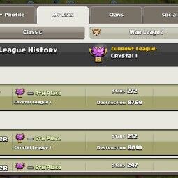 Level 19🎗️Name { Age of ultron } best Name 🔥 Positive War Log [ Win 379_ Loss 241 D 4 ] 🎀 Capital Hall 8🔱War League Crystal 1🔥Best Deal 🤝 2