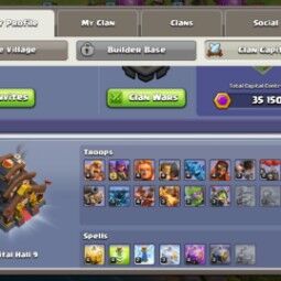 Level 15 🎀 Name [ awesome Texas ] Capital Hall 9 ~✓ Clan Rank Cristal 3~✓ Best Deal 🤝 3