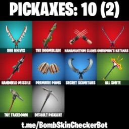 11 Skins✅Izuku Midoriya✅Slayer Juice Wrld✅Holiday Boxy✅Winterfest Bushranger 1