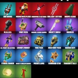 11 Skins✅Izuku Midoriya✅Slayer Juice Wrld✅Holiday Boxy✅Winterfest Bushranger 4