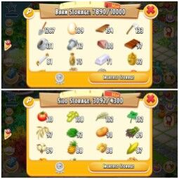 Premium || 214 lvl Hayday account || 10000 barn storage || 4300 silo storage || 95% land open || Maximum building maxed |Super-nicely Decorated | Townhall12 wit 1
