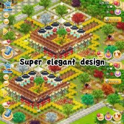 ⚡️♥️Super Elegant MiniFarm⚡️♥️Best decoration possible in a LvL 52 Mini-Farm⚡️♥️Top notch Decor⚡️♥️900 Barn ⚡️♥️475 Silo ⚡️♥️80% Land open on upper side ⚡️♥️Be 0