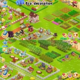 装飾✨🌳LV 80干し草の日の✨🌳大きい3700の納屋の貯蔵✨🌳1200のサイロの貯蔵✨🌳100%の土地は上側の🌳⚡️完全なエコの装飾✨🌳を開けた 機械のほとんどは置かれた✨🌳 0
