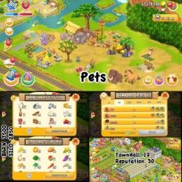 ⚡️♦️140  High-LvL Hay Day♦️⚡️7500 Barn storage♦️⚡️2850Silo storage♦️⚡️Nice Decorative Design♦️⚡️100% Land opened Upperside and 50% downside♦️⚡️Most machines ma 4