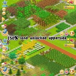 ⚡️🌳185 High LvL Hayday ⚡️🌳Big 7750 Barn Storage⚡️🌳Silo 4700⚡️🌳 Beautiful farm ⚡️🌳150% land open ⚡️🌳Townhall 12 with 33 reputation decorated too ⚡️🌳Best 4