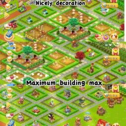 !!Elegant Base Design!!100Lvl Hayday account!!4800 barn storage!!1950 silo storage!!100% land Unlocked upperside!!Maximum building maxed!!Townhall 12 Reputation 1