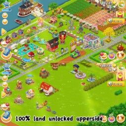 !!Elegant Base Design!!100Lvl Hayday account!!4800 barn storage!!1950 silo storage!!100% land Unlocked upperside!!Maximum building maxed!!Townhall 12 Reputation 2