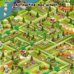 🌳⚡️Decorated Farm LvL 92🌳⚡️3100 Barn Storage🌳⚡️1900Silo Storage🌳⚡️Full 100% land open upper side🌳⚡️All machines max almost🌳⚡️Townhall 9with 18 reputation 1