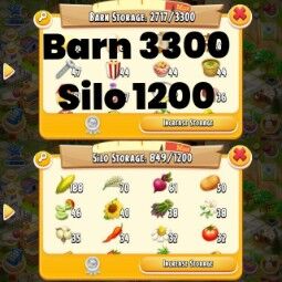 ⚡️🚜DECORATED⚡️🚜LvL 73 Hay Day⚡️🚜Big 3300 Barn storage⚡️🚜1200 silo storage⚡️🚜100% Land opened upperside⚡️🚜Great deal⚡️🚜Best Design⚡️🚜 3