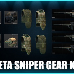 Sniper Gear Kit | 2x RSASS + 2x SR-25 + 2x Defender + 2x Gen4 armor + 2x Exfil + 2x GPNVG-18 AirFrame | META gear set pack 0