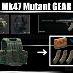 Mk47 Mutant Meta Set Gear | Meta Mk47 Mutant + FAST MT + Bagariy + Death Shadow + x120 PP rounds + Meds | kit 0