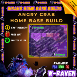 💥🐦 Angry Crab Home base insane build 🐦‍⬛W-RAVEN🐦‍⬛🔥+ 🎁Free Gift🎁💥 0